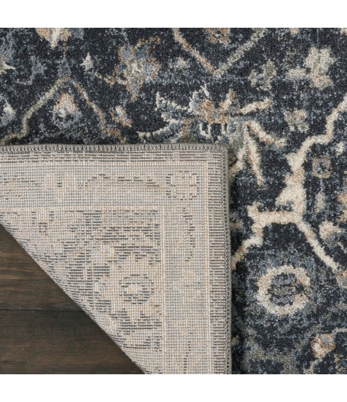 Nourison MOROCCAN CELEBRATION Area Rug kathy ireland Home Moroccan Celebration Runner Area Rug KI385-Navy