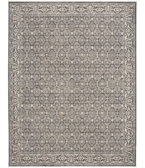 Nourison Shadows Charcoal Ivory SHW04 10 ft. X 13 ft. Rect. Rug