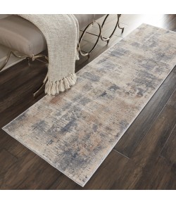 Nourison Rustic Textures - Rus05 Beige Grey Area Rug 2 ft. 2 X 7 ft. 6 Rectangle