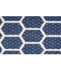 Nourison Reversible Indoor Outdoor Navy RVB01 8 ft. Round Rug