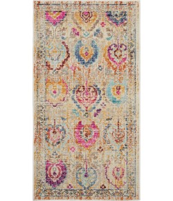 Nourison Vintage Kashan - Vka04 Ivory Multicolor Area Rug 2 ft. X 4 ft. Rectangle