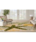 Nourison Aloha Green Yellow ALH24 7 ft. 10 in. X 10 ft. 6 in. Rectangle Rug