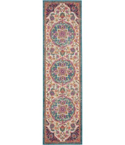 Nourison Passion - Psn22 Ivory Multicolor Area Rug 2 ft. 2 in. X 10 ft. Runner