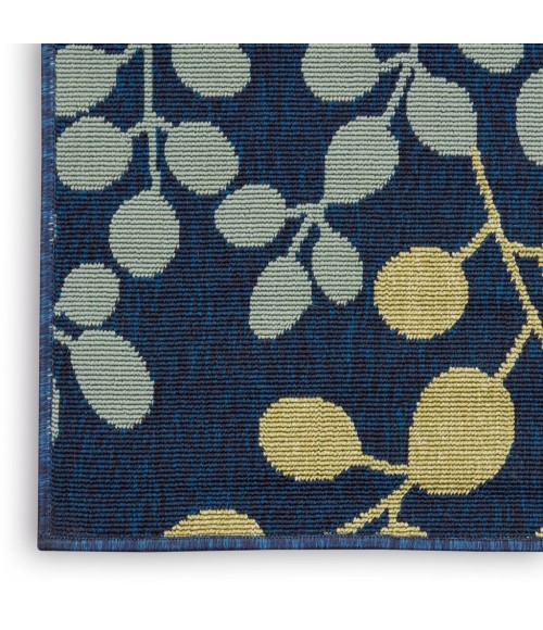 Nourison Caribbean Square Area Rug CRB01-Navy