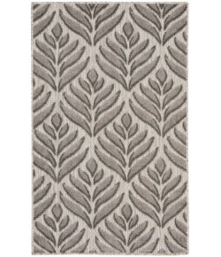 Nourison Aloha Charcoal ALH35 2 ft. 8 in. X 4 ft. Rectangle Rug