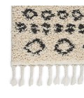 Nourison Moroccan Shag Runner Area Rug MRS02-Cream