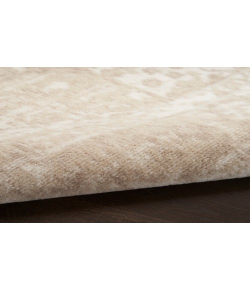 Nourison Grafix Ivory Beige GRF14 8 ft. Round Rug