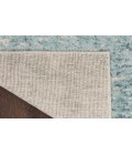 Nourison Astra Machine Washable Blue Ivory ASW07 2 ft. 2 in. X 8 ft. Rectangle Rug
