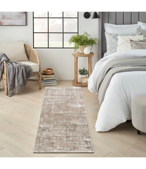 Nourison Sustainable Trends Ivory Mocha SUT06 8 ft. Rect. Rug