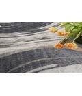 Nourison Astra Machine Washable Ivory Grey ASW15 4 ft. X 6 ft. Rectangle Rug