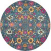 Nourison Passion - Psn01 Denim Area Rug 8 ft. X Round