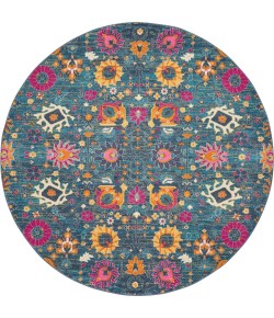 Nourison Passion - Psn01 Denim Area Rug 8 ft. X Round