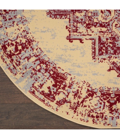 Nourison Grafix Area Rug GRF14-Cream/Red
