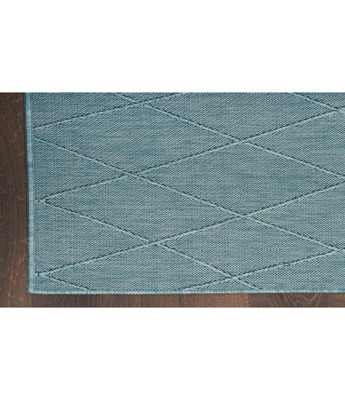 Nourison Practical Solutions Aqua PSL01 8 ft. X 10 ft. Rectangle Rug