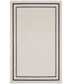 Nourison Essentials - Nre02 Ivory Black Area Rug 3 ft. X 5 ft. Rectangle