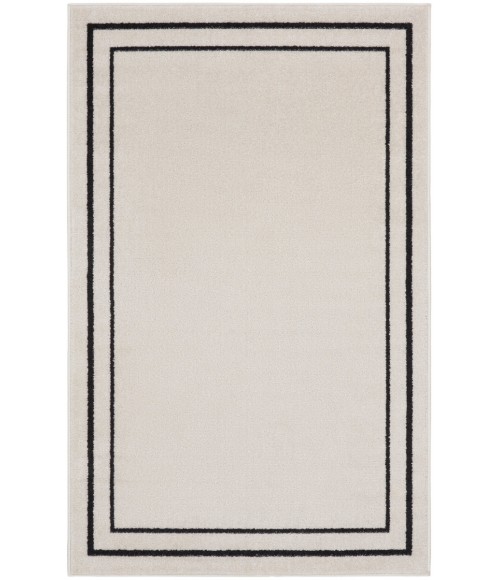 Nourison Nourison Essentials Area Rug NRE02 Ivory/Black