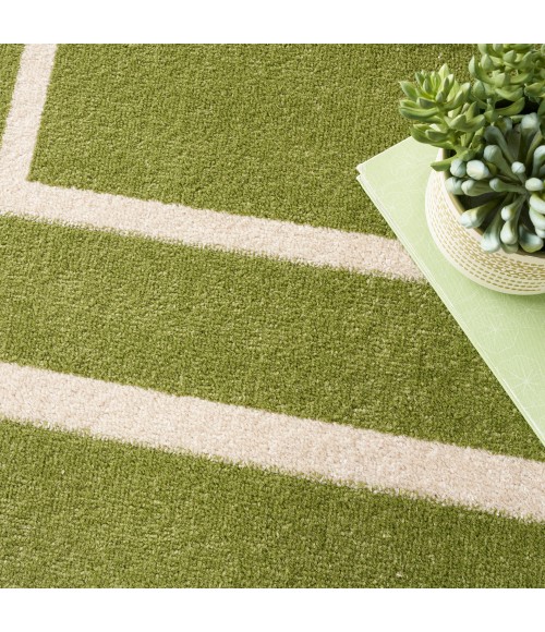 Nourison Nourison Essentials Area Rug Nourison Nourison Essentials Area Rug NRE02 Green Ivory