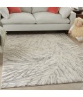 Nourison RUSTIC TEXTURES Area Rug Nourison Rustic Textures Area Rug RUS17-Ivory/Grey