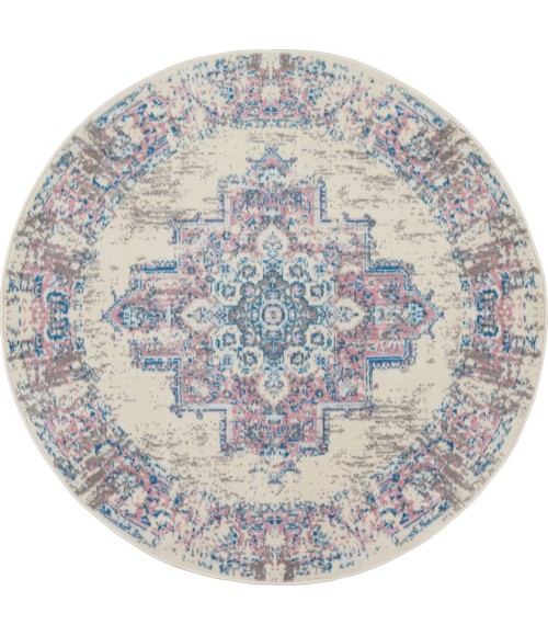 Nourison Grafix Area Rug GRF14-Ivory/Pink