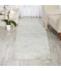 kathy ireland Home Desert Skies Runner Area Rug DSK02-Silver/Green