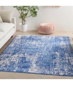 Nourison Whimsicle - Whs08 Blue Ivory Area Rug 4 ft. X 6 ft. Rectangle