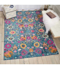 Nourison Passion - Psn01 Denim Area Rug 5 ft. 3 X 7 ft. 3 Rectangle