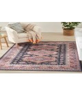 Nourison Vintage Home Navy Rug VNH03 5 ft. X 7 ft. Rectangle - Rugs Town Nourison Vintage Home Navy VNH03 5 ft. X 7 ft. Rectangle Rug