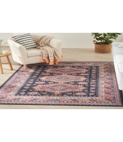 Nourison Vintage Home Navy VNH03 5 ft. X 7 ft. Rectangle Rug