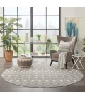 Nourison Grafix Round Area Rug GRF37-Grey