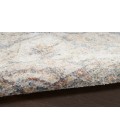 Nourison Astra Machine Washable Grey Multicolor ASW12 2 ft. X 6 ft. Rectangle Rug