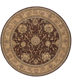 Nourison 2000 - 2206 Brown Area Rug 8 ft. X Round