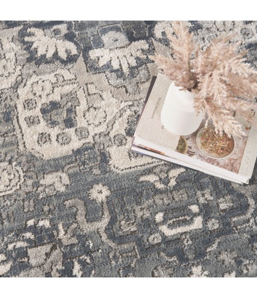 Nourison Quarry Grey/Ivory QUA07 7 ft. X 10 ft. Rect. Rug