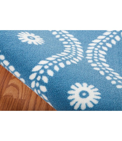 Nourison Home & Garden Area Rug RS085-Navy