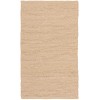 Nourison Natural Jute - Njt01 Bleached Area Rug 3 ft. X 5 ft. Rectangle