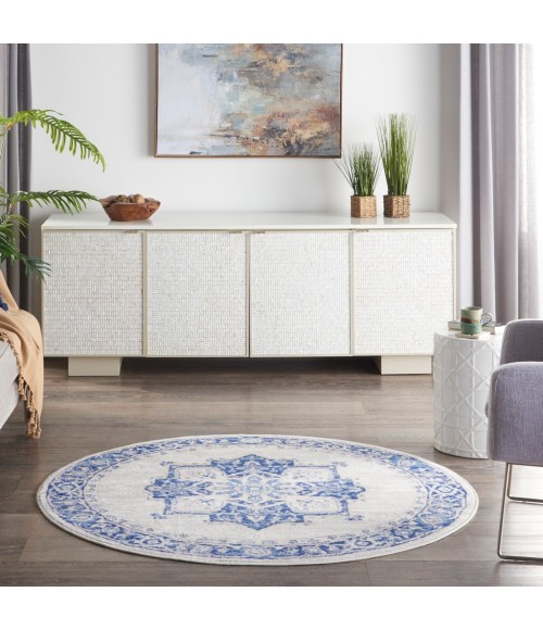 Nourison Whimsicle Area Rug WHS03-Ivory Blue