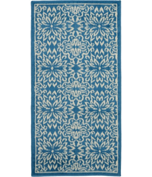 Nourison Jubilant Runner Area Rug JUB06-Ivory/Blue