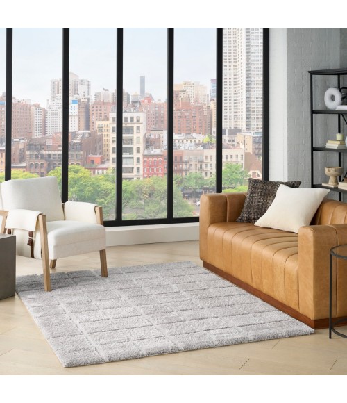 DKNY West End Ave Grey WTE01 5 ft. X 7 ft. Rect. Rug