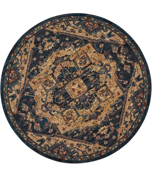 Nourison 2020 Round Area Rug NR206-Midnight