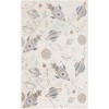 Nourison Astra Machine Washable Ivory Multicolor ASW18 3 ft. 3 in. X 5 ft. Rectangle Rug
