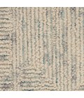 Nourison Vail Ivory Grey Teal VAI04 7 ft. 9 in. X 9 ft. 9 in. Rect. Rug