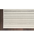 Nourison Grafix Ivory Grey GRF41 2 ft. X 4 ft. Rectangle Rug