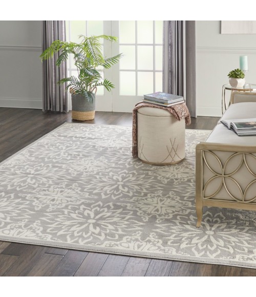Nourison Jubilant Area Rug JUB06-Ivory/Grey