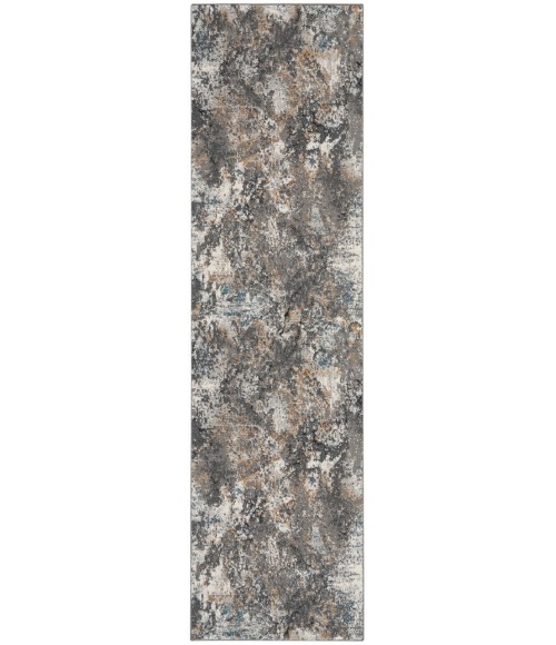 Nourison LUDLOW Area Rug Nourison Ludlow Runner Area Rug LDW01-Grey/Multi