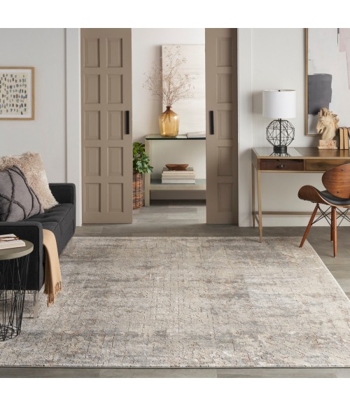 Nourison Quarry Beige Grey QUA03 9 ft. X 12 ft. Rect. Rug
