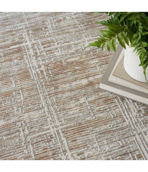 Nourison Home Texture Beige Grey HMT03 8 ft. X 10 ft. Rect. Rug