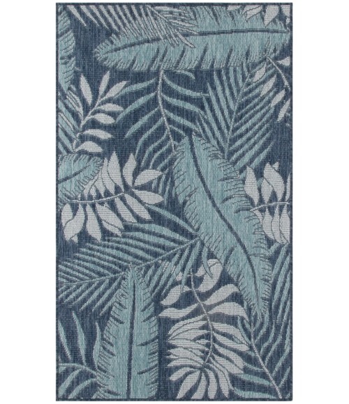 Nourison Home Garden Oasis Navy GOA02 2 ft. X 3 ft. Rectangle Rug