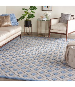 Nourison Home Aloha ALH26 Blue Grey 9 ft. 6 in. X 13 ft. Area Rug