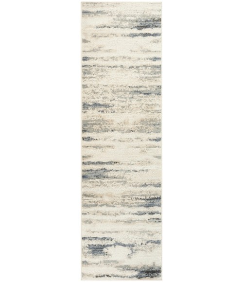 Nourison Serenity Home Blue Multicolor SRH12 2 ft. 2 in. X 7 ft. 6 Rect. Rug