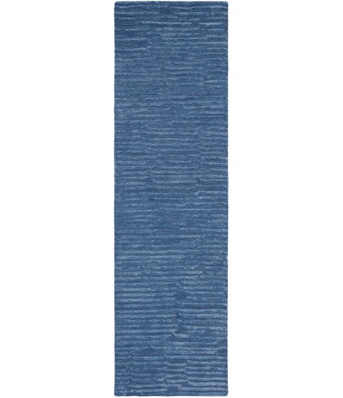 Calvin Klein Linear Area Rug LNR01 Blue
