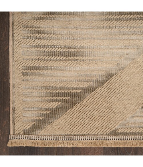 Nourison Washable Jute Natural Beige WSJ01 2 ft. X 4 ft. Rect. Rug